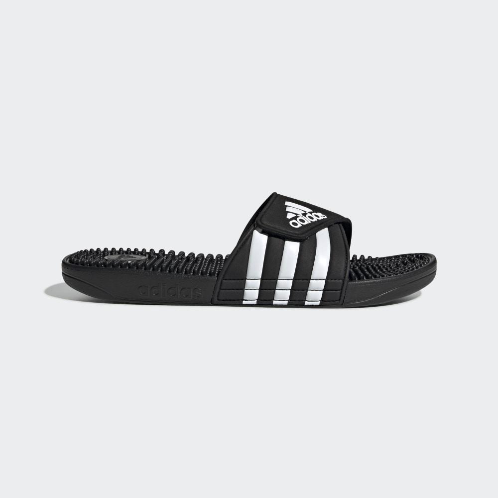 Papuci Adidas Adissage Dama Romania - Negrii/Albi F35580